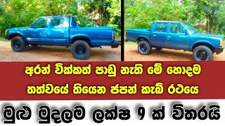 ලක්ෂ 9 ක චූටිම චූටි මුදලකට විකුණන අරන් වික්කත් පාඩු නැති හොදම තත්වයේ ජපන් කැබ් රථයක් | Japan Cab