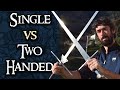 One handed vs Two handed SWORD - Differences