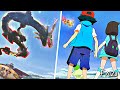 Ash And Liko VS Shiny Rayquaza And Shiny Zygarde - Pokemon Horizons Episode 45 AMV