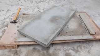Membina Table Top Di Taman Harmoni Seri Kembangan Selangor Diy Project Concrete Table Top 3 Years Ago