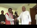 odisha cm designate mohan charan majhi meets outgoing cm naveen patnaik