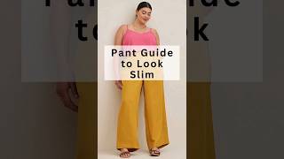 Pants styles to look Slim | Pants guide for Short \u0026 Chubby Girl 💝👖#fashion #viral #shorts #trending