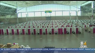 Coronavirus Field Hospital Opens At Boston Convention And Exhibition Center