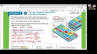 EnVision Math 6 Lesson 3-5: Evaluate Algebraic Expressions