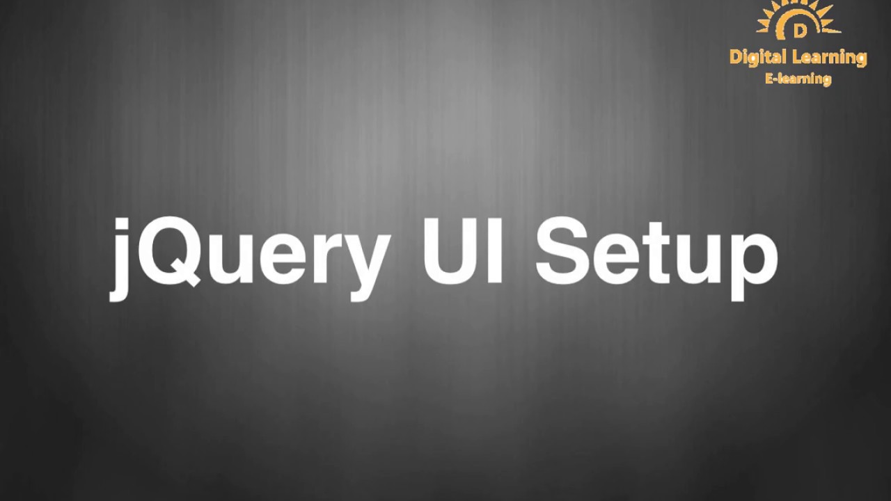 2 JQuery UI Setup | Online Training Download App From Below Link - YouTube