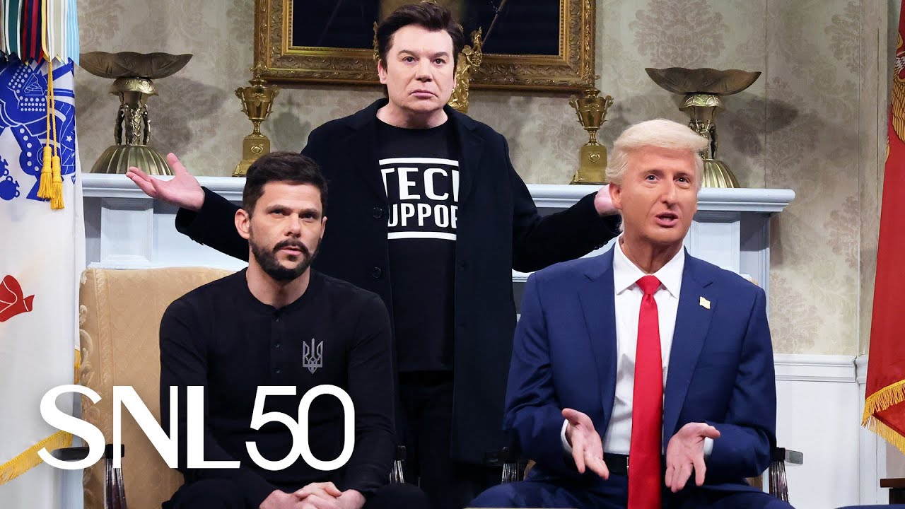 Snl Cold Open Has Mike Meyers As Elon Musk In Donald Trump Meeting