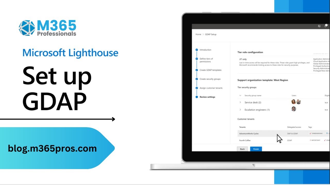 Set Up Gdap Microsoft 365 Lighthouse Youtube