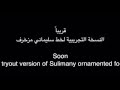 النخسة التجريبية لخط سليماني مزخرف Sulimany ornamented version