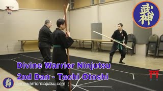 Ninjutsu, 2nd Dan - 155 - Tachi Otoshi