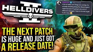 Helldivers 2 - The Next Patch is Massive and It Just got a release date!