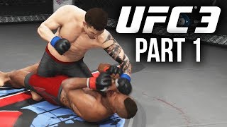 EA Sports UFC 3 Career Mode Gameplay Walkthrough Part 1 - FIRST FIGHT & CUSTOMIZATION