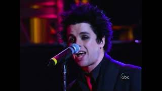 Green Day - American Idiot & Boulevard Of Broken Dreams (Live At Jimmy Kimmel Live 11/22/2004) HQ