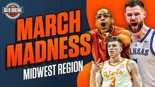 March Madness 2024 Predictions + Analysis - Midwest Region 🏀 | NCAA Tournament