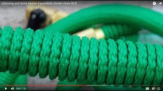 MoonCity Expandable Garden Hose with 8 Pattern Hand Spray Nozzle Unboxing and Quick Review