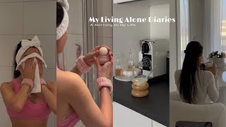 My Living Alone Diaries | Morning Routine, Setting up my new coffee machine, My Ice coffee recipe🤍☕️