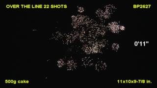 Brothers Pyrotechnics (BP2627) Over the Line [500G/22 SHOTS]