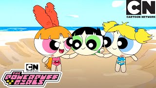 BEACH EPISODE MARATHON | The Powerpuff Girls COMPILATIONS | Cartoon Network