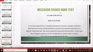 Wilcoxon Signed Rank Test using PSPP