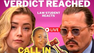 LAW STUDENT REACTS LIVE: VERDICT in the Johnny Depp v Amber Depp
