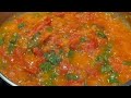 tomato sesame chutney best chutney with rice idli u0026 dosa tomato nuvvula pacchadi tastyfood