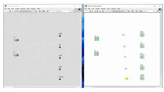 2. Boolean operations, LabVIEW Programming Basics - BEC358A, Dept. of EC, RIT-Hassan