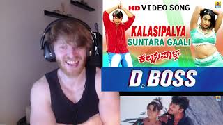 Kalasipalya | Suntaragali Hot HD Video Song | feat. Challenging Star Darshan (REACTION By Foreigner)