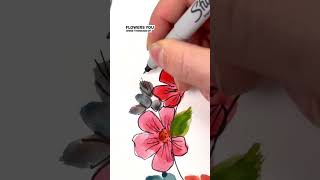 Easy Watercolor Flower Cards! #art #diy #watercolor #painting #tutorials #painting #tipsandtricks