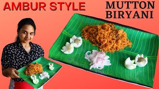 Ambur Style Mutton Biryani || ஆம்பூர் ஸ்டைல் பிரியாணி செய்வது எப்படி?