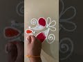 अंगणात काढण्या साठी आगदी सोपी आणि सुंदर फुलांची रांगोळी rangoli rangoli indianrangoliart art