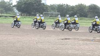 Sainik School,Bijapur 'Tornadoes', the motorcycle display team of Army Service Corps, Bangalore  3