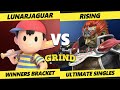 The Grind 222 - LunarJaguar (Ness) Vs. Rising (Ganondorf) Smash Ultimate - SSBU