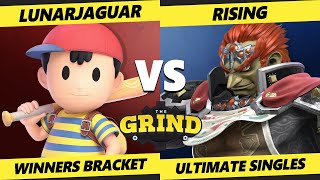 The Grind 222 - LunarJaguar (Ness) Vs. Rising (Ganondorf) Smash Ultimate - SSBU