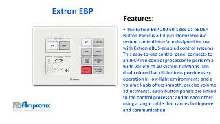 Extron EBP 200 60-1389-01 eBUS Button Panel Sales | Service | Repair | Exchange | Replacement