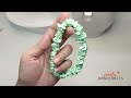 easy scrunchie to make at home less than 5mins to make