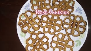 Rose Cookies Recipe / Gulabi Puvvulu Recipe / Rose Cookies using jaggery Recipe