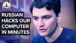 Watch This Russian Hacker Break Into Our Computer In Minutes | CNBC