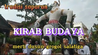 KIRAB BUDAYA MERTI DUSUN GROGOL SALATIGA PART 2 TRADISI SAPARAN