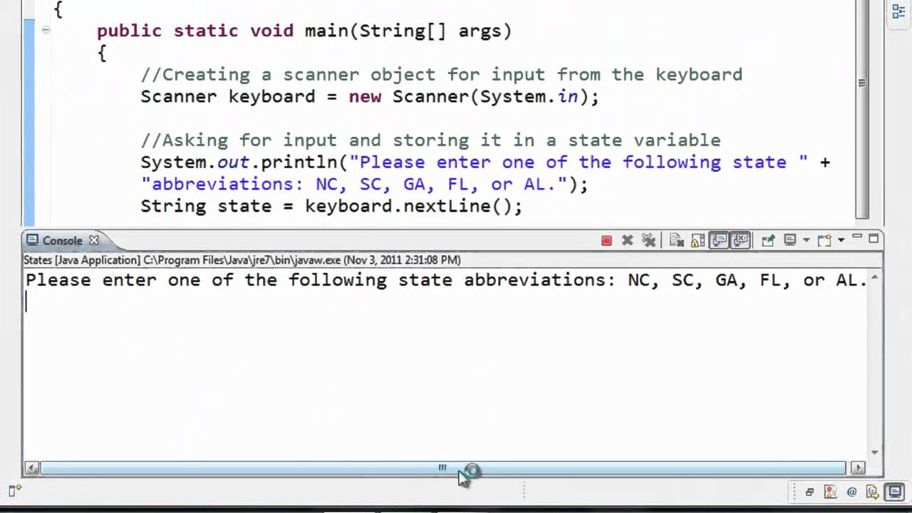 Java Tutorial - 11 - Comparing Strings - YouTube