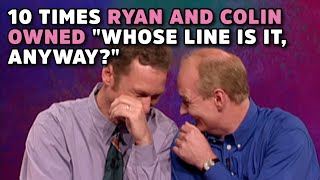 10 Times Ryan And Colin Owned "Whose Line Is It, Anyway?"