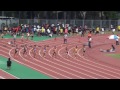 ２０１３年　名古屋地区陸上選手権　１００ｍ女子　タイムレース決勝1４組