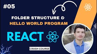 React.js Folder Structure Explained | Create Your First Hello World Program in React