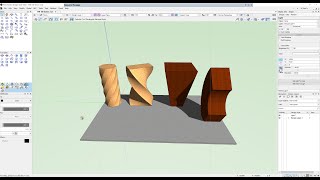 Vectorworks For Beginners | 3D Modelling Basics | Deform Tools I Part 1