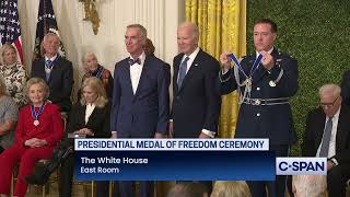 Bill Nye The Science Guy awarded Presidential Medal of Freedom from Biden (1-4-2025)