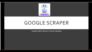 Google Scraper - Robocorp Robot Framework