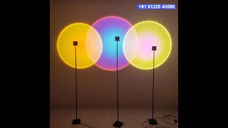 Rainbow RGB Light Colors Standee  Decor India +91 81225 40589