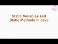Static Variables and Static Methods in Java | Java Tutorial for Beginners | Hindi
