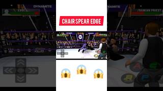 #wr3d edge massive spear chair 🪑🙅🔥 #wwe2k22 #gaming #youtubeshorts #gamingshorts