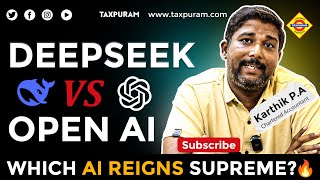 DeepSeek vs OpenAI: Which AI Reigns Supreme? 🔥 #taxpuram