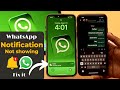WhatsApp Notifications Not Showing on iPhone After iOS Update (Fixed)