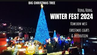 Hongkong Winterfest 2024 at Kowloon West Art Park West Kowloon Cultural District.